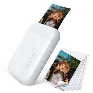Impresora Fotográfica Portátil Liene Pearl K100 2x3" Zink (Sin Tinta) - Incluye 10 Hojas